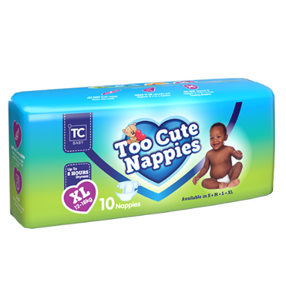 Show details for (36) Too Cute Nappies 36's - Size L (8-14kg) Picture of (36) Too Cute Nappies 36's - Size L (8-14kg)