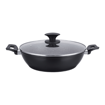 28cm Forged Aluminium Casserole With Lid 3.5lt Picture of 28cm Forged Aluminium Casserole With Lid 3.5lt