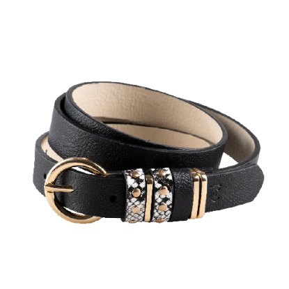 Indy Ladies Belt Black Picture of Indy Ladies Belt Black - Size M
