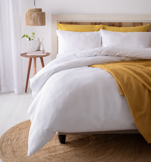 Picture of Classic White Duvet Cover Set King - 230 x 220cm