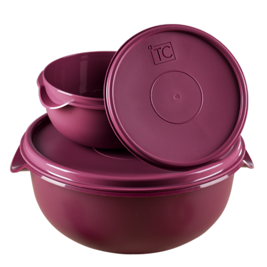 Picture of Bowl With Lid 5Lt Cherry+Bowl With Lid 1,25Lt FREE