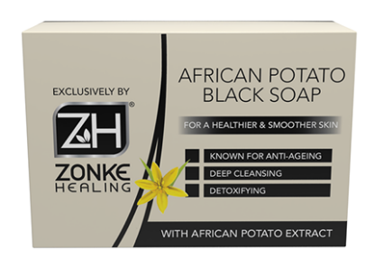 African Potato Black Soap - 150g - ZH55 African Potato Black Soap - 150g - ZH55
