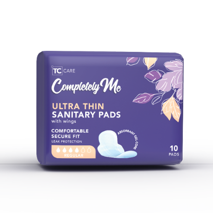 (10) Completely Me Sanitary Pads with Wings - Thin  (10) Completely Me Sanitary Pads with Wings - Thin