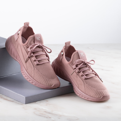 Show details for Skylar Pink Trainers - Size 5 Picture of Skylar Pink Trainers - Size 5