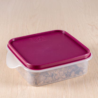 Show details for Easy Store Square With Lid 1.5Lt - Cherry Picture of Easy Store Square With Lid 1.5Lt - Cherry