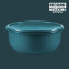 Show details for Bowl With Lid 14Lt - Teal Picture of Bowl With Lid 14Lt - Teal
