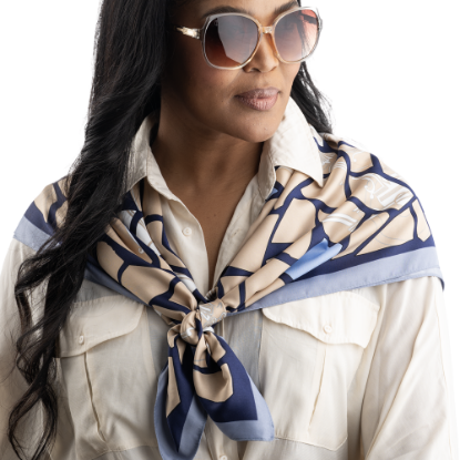 Show details for Jill Satin Scarf Picture of Jill Satin Scarf