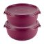 Picture of (PS216+PS216) (2) Bowl With Lid 5Lt - Cherry